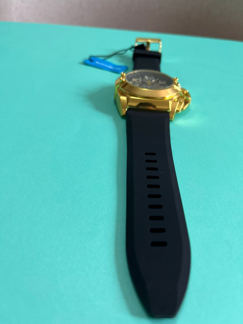 Reloj techno marine negro con dorado